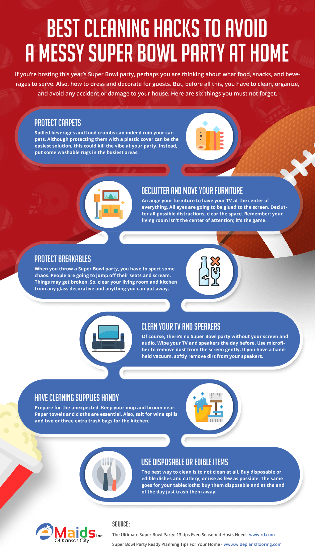 eMaids-of-Kansas-City-Best-Cleaning-Hacks-To-Avoid-A-Messy-Super-Bowl-Party-At-Home