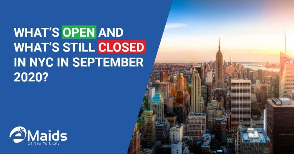 What’s Open And What’s Still Closed In NYC In September 2020