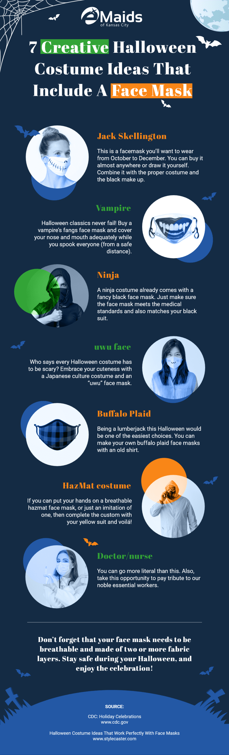 7 Creative Halloween Costume Ideas That Include A Face Mask